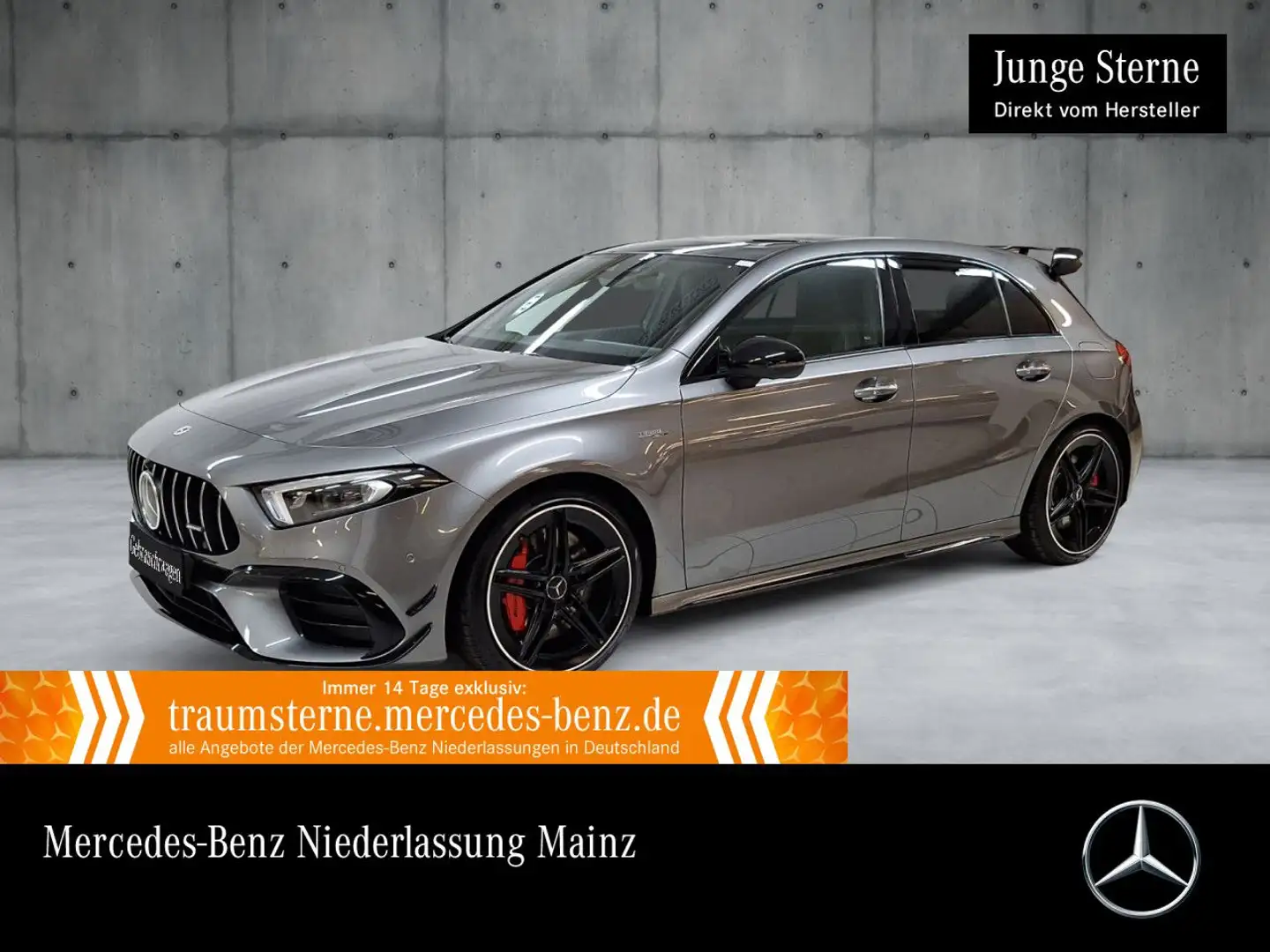 Mercedes-Benz A 45 AMG A 45 S 4M Kompakt DRIVERS+PANO+360°+MULTIBEAM+19" Grigio - 1
