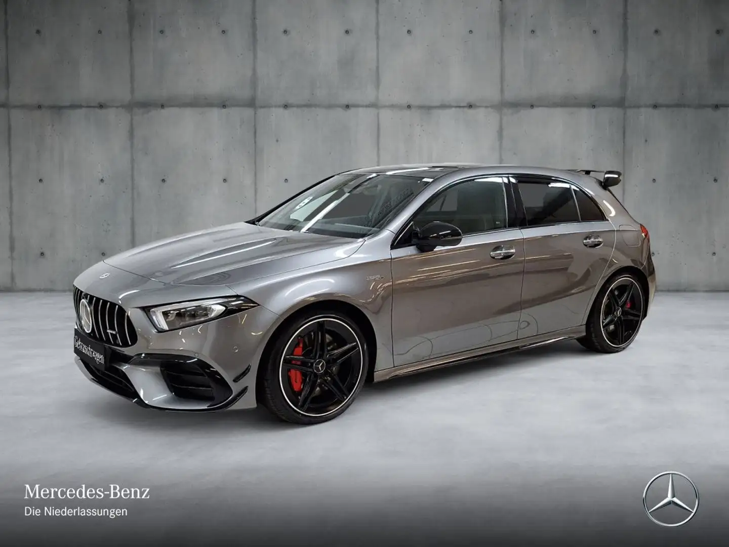 Mercedes-Benz A 45 AMG A 45 S 4M Kompakt DRIVERS+PANO+360°+MULTIBEAM+19" Grigio - 2