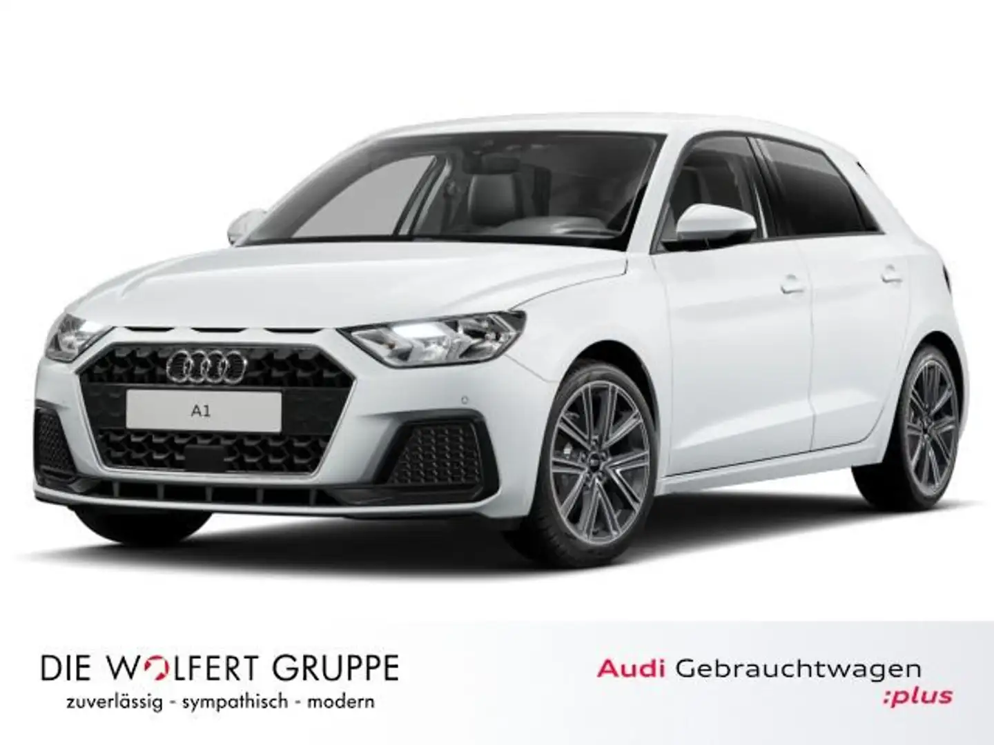 Audi A1 advanced 25 TFSI S tronic GRA*PDC Blanc - 2