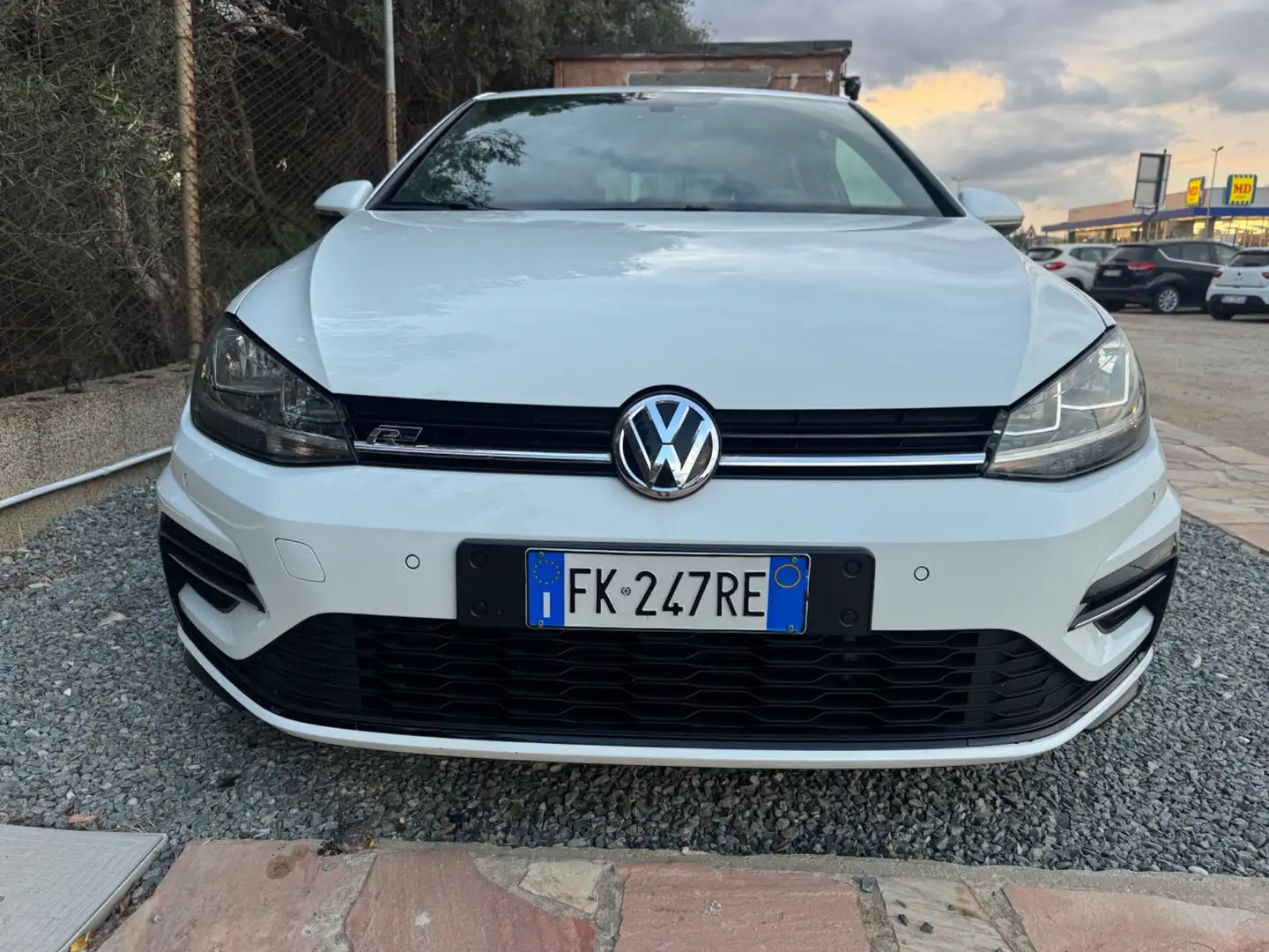 Volkswagen Golf Golf VII R LINE TDI SPORT Bianco - 2