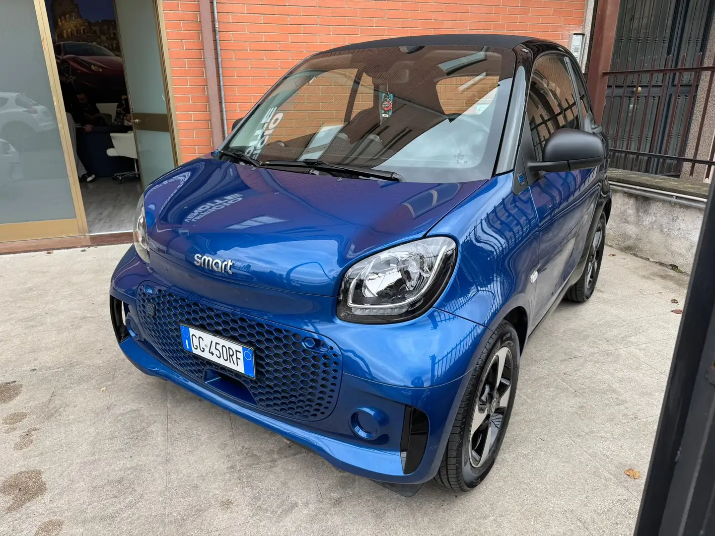 smart forTwo ForTwo EQ Racingrey (41kw) Bleu - 1