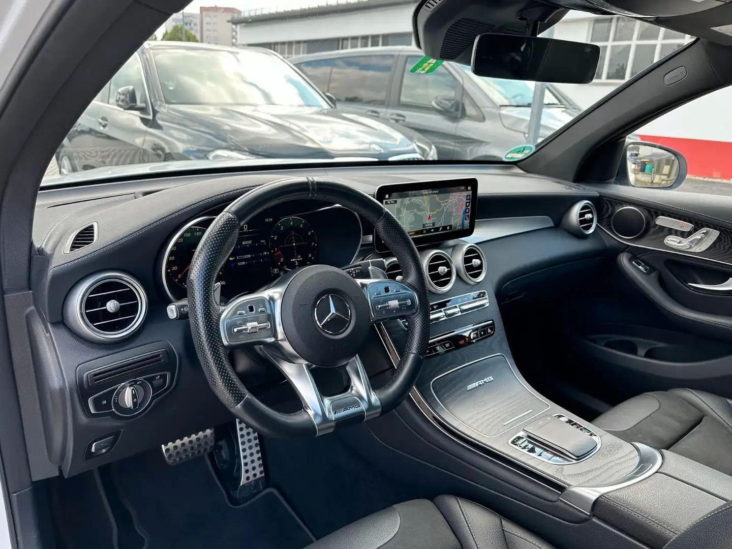 Mercedes-Benz GLC 63 AMG 4M AERO*HUD*360°*Night*PerfAbgas*Wide Blanc - 2