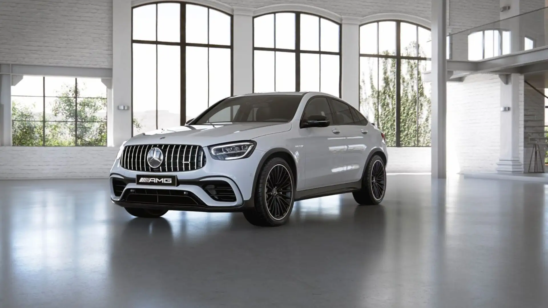 Mercedes-Benz GLC 63 AMG 4M AERO*HUD*360°*Night*PerfAbgas*Wide Blanc - 1