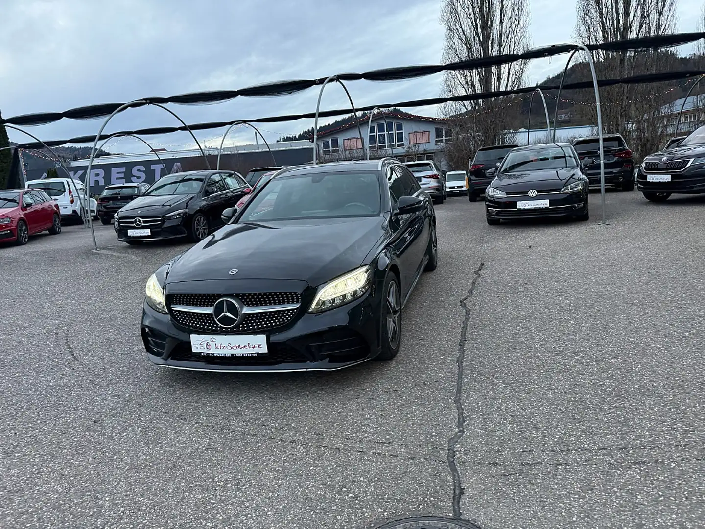 Mercedes-Benz C 200 d T AMG ! Schwarz - 2