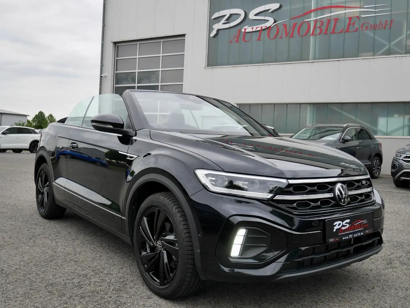 Volkswagen T-Roc Cabrio 1.5 TSI DSG"R-Line Black"Matrix+AHK Noir - 1