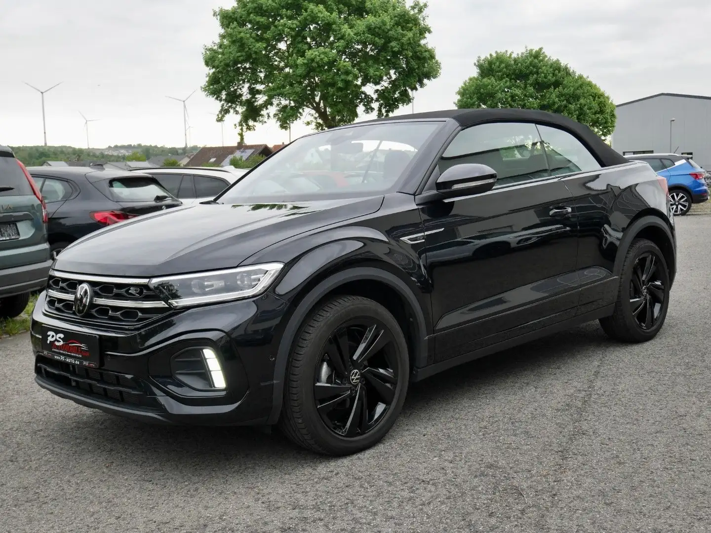 Volkswagen T-Roc Cabrio 1.5 TSI DSG"R-Line Black"Matrix+AHK Noir - 2
