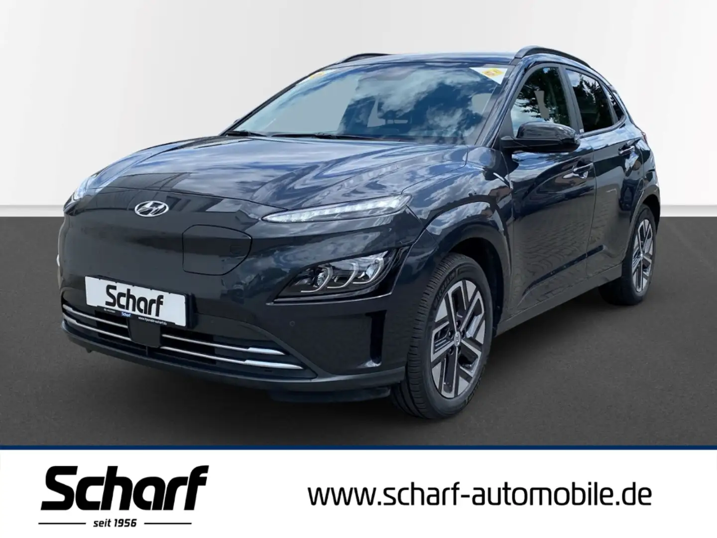 Hyundai KONA EV Trend inkl. 11 kW OBC Navi SHZ Klimaautom Nero - 2