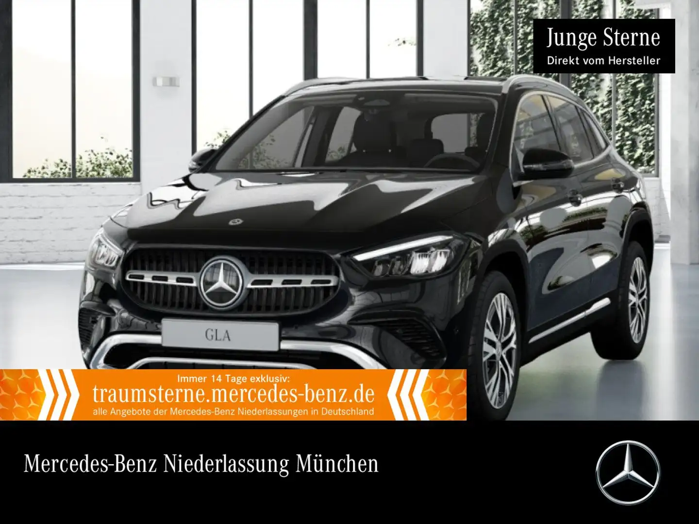 Mercedes-Benz GLA 200 PROGRESSIVE+PANO+LED+KAMERA+7G Schwarz - 1