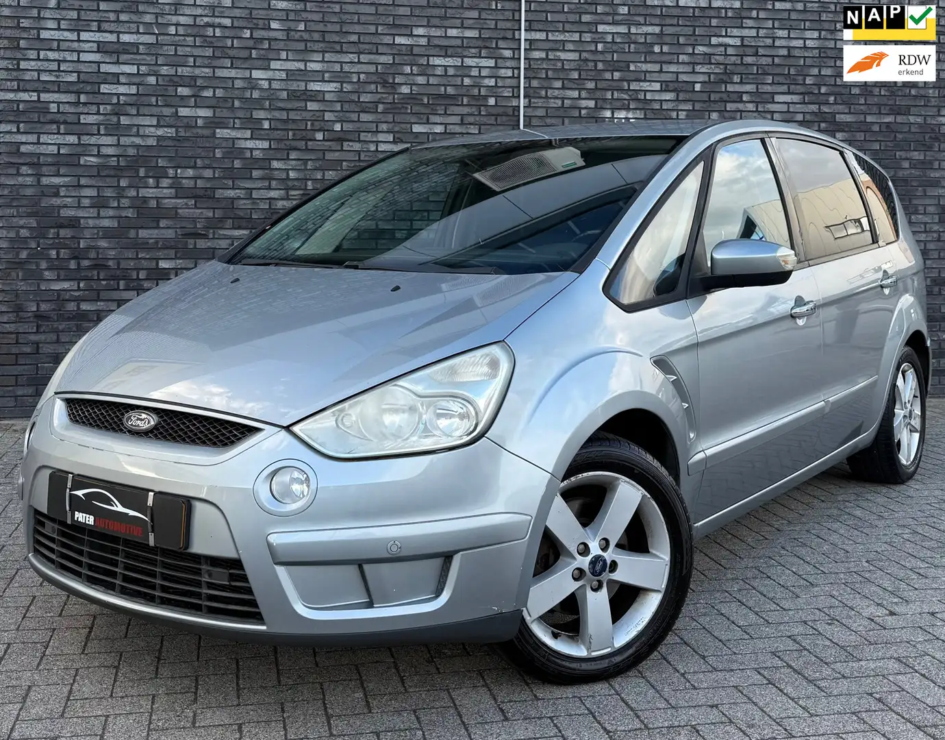 Ford S-Max 2.3-16V 7persoons|Automaat|Cruise Control|PDC V+A Grijs - 1