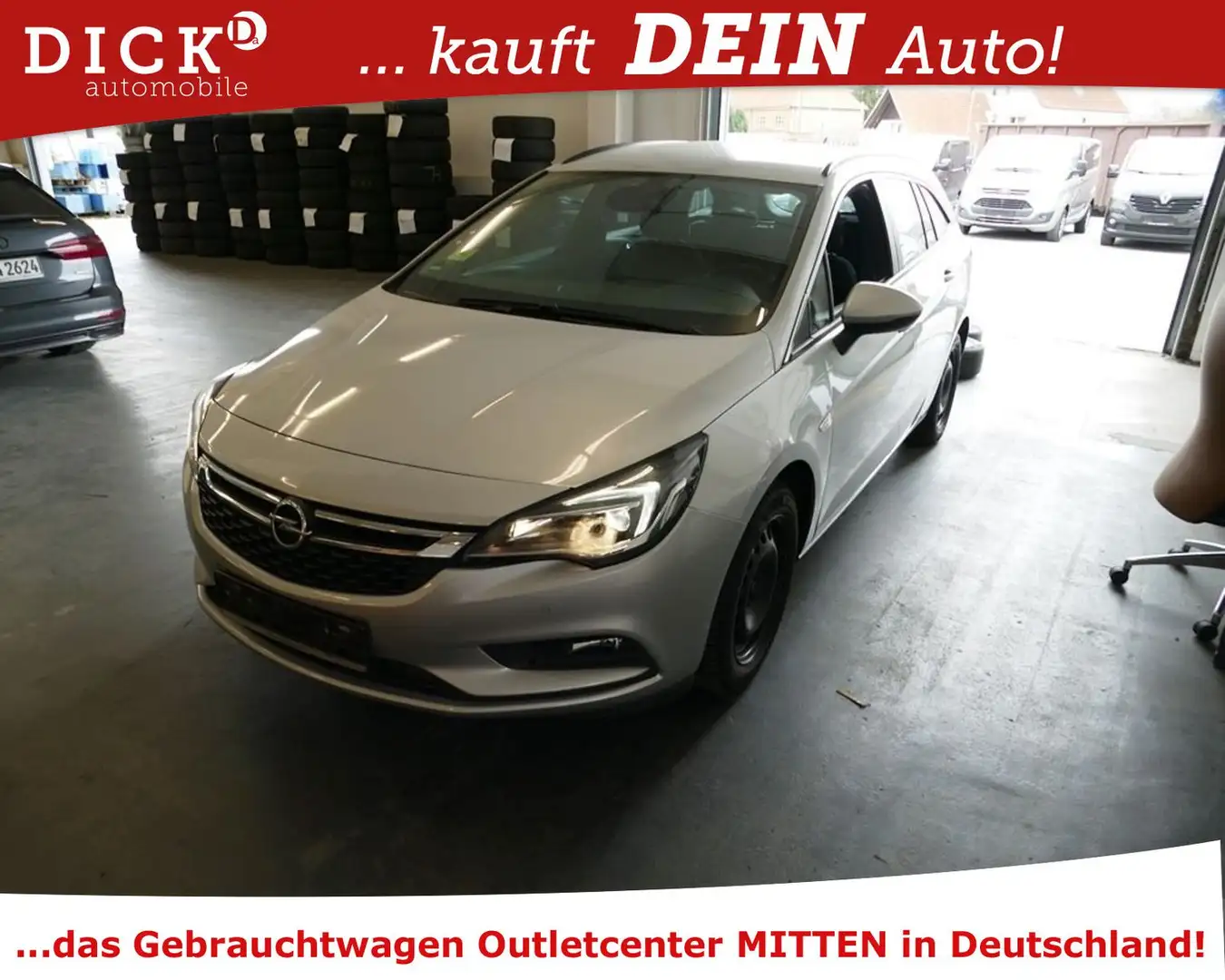 Opel Astra K ST Business 1.6d Aut. NAVI/SHZ/PDC/8Fach Silber - 1