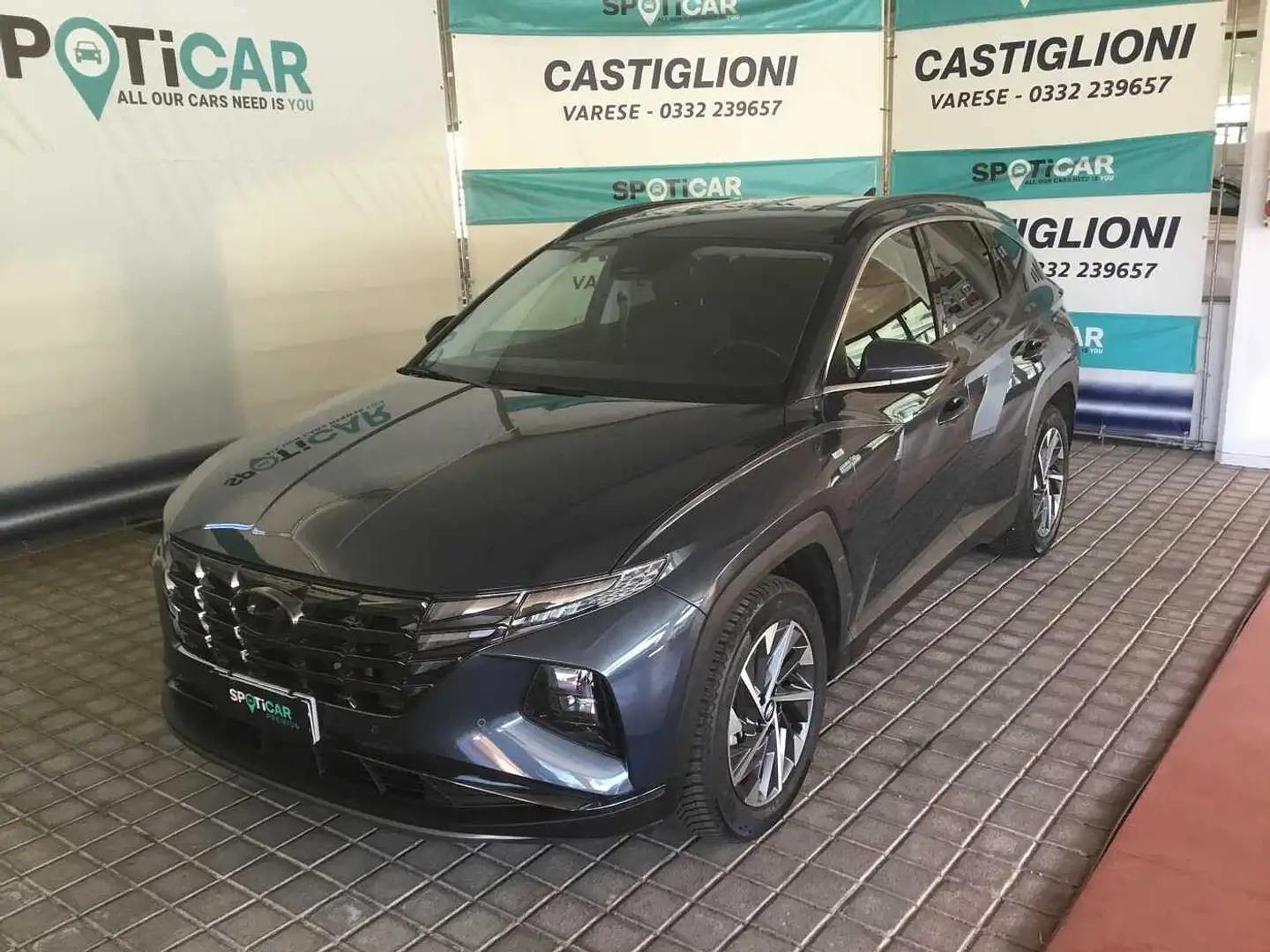 Hyundai TUCSON Xline 1.6 CRDI 48V - Usata Blauw - 1