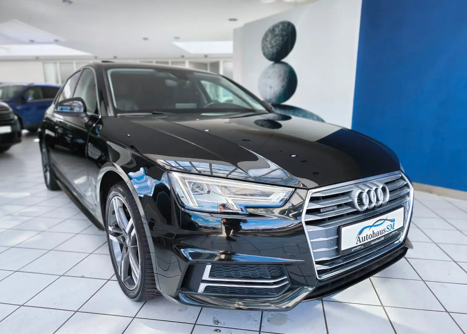 Audi A4 2.0 TFSI*Quattro*Schiebedach*B&O*Keyless* Schwarz - 1