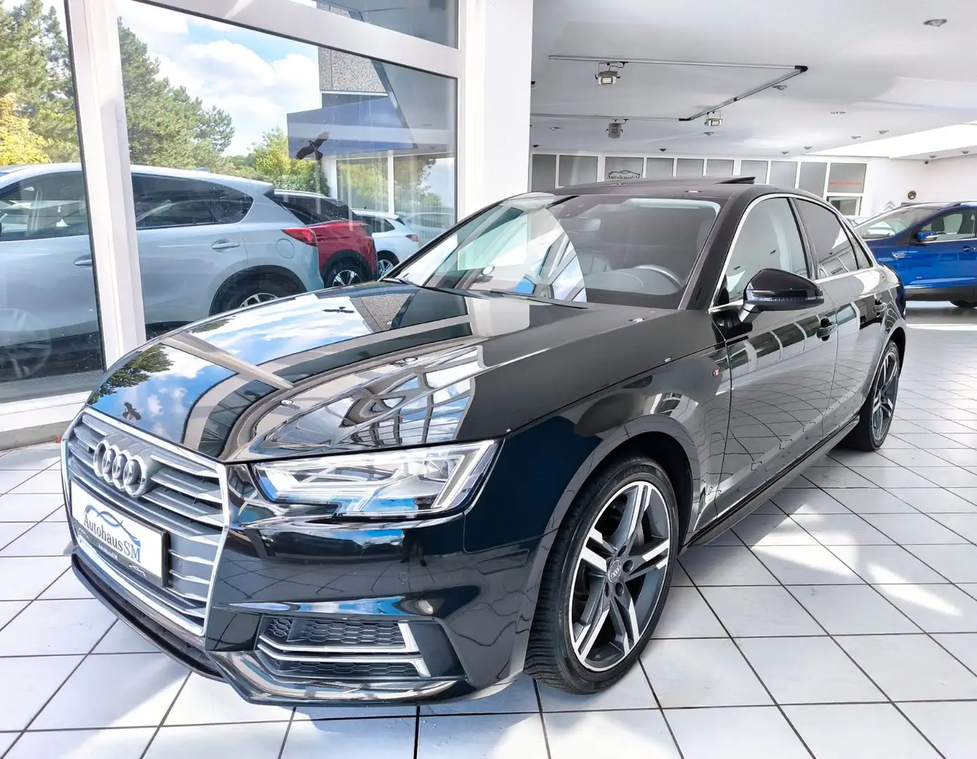 Audi A4 2.0 TFSI*Quattro*Schiebedach*B&O*Keyless* Schwarz - 2