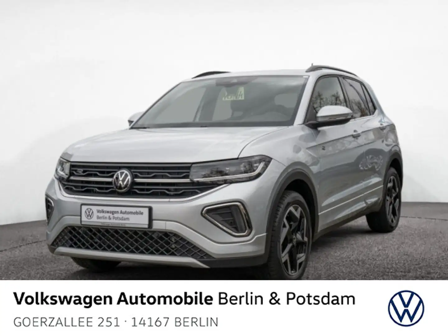 Volkswagen T-Cross 1.5 TSI DSG R-Line Navi R-Kam AHK LED Silber - 1