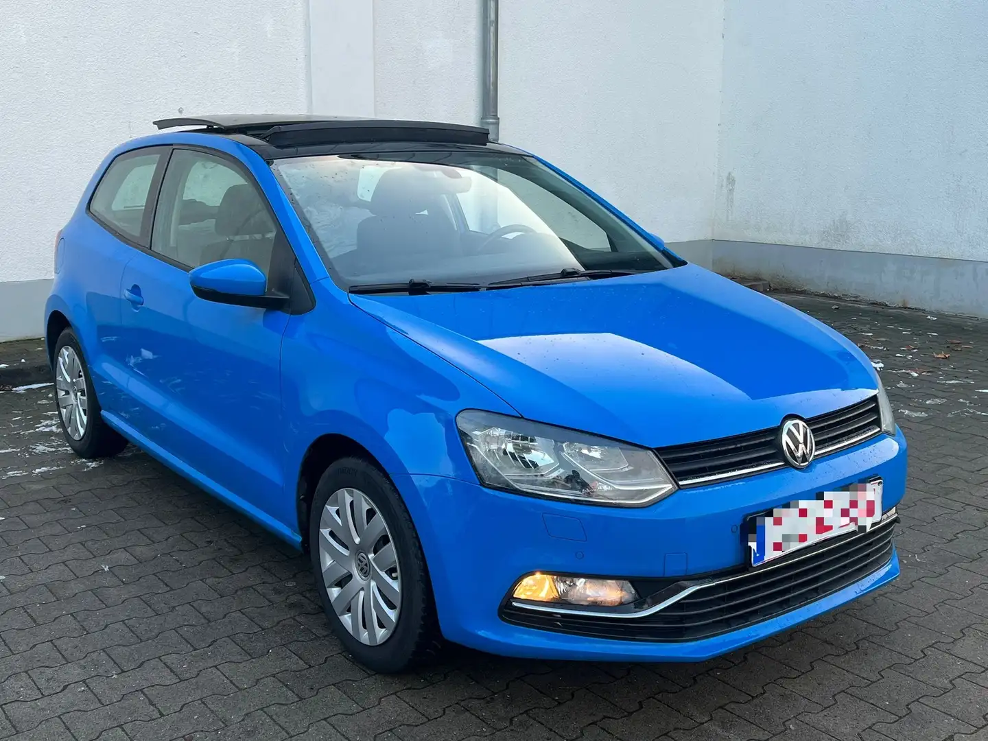 Volkswagen Polo 1.4 TDI Highline Automatik *PANO+TEMP+PDC+EURO6* Azul - 2