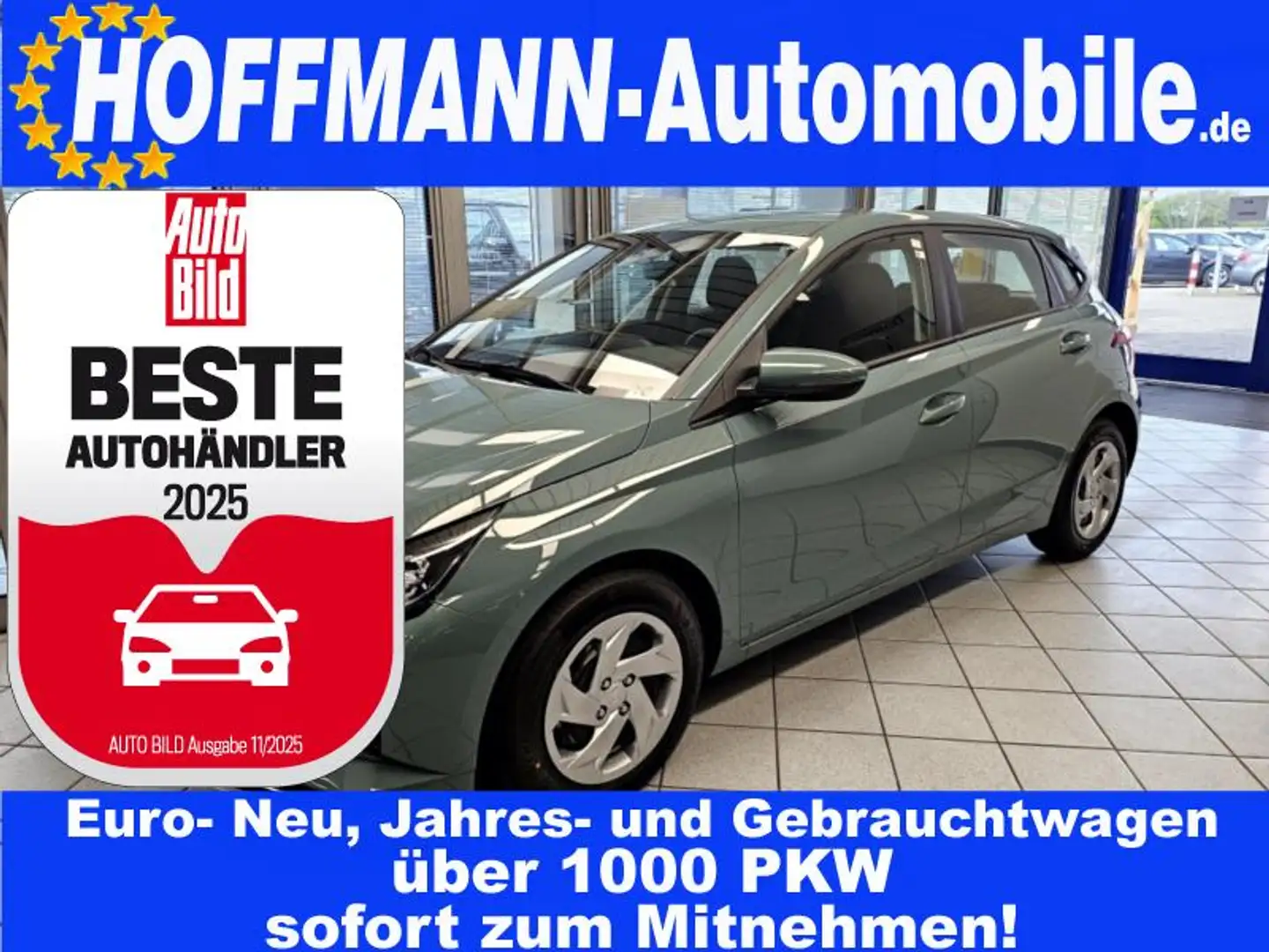 Hyundai i20 Navi,Kamera,Klima,Tempomat,Multif.-Lenkrad Yeşil - 1