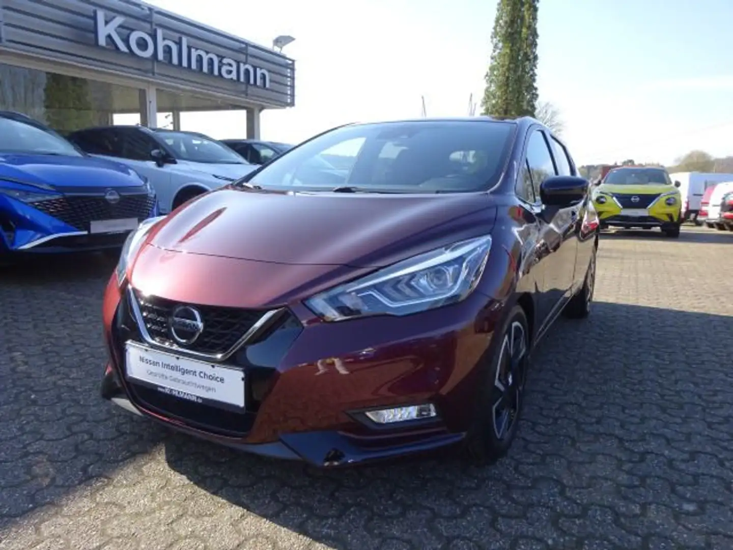 Nissan Micra N-Style 1.0 Xtronic Navi Klima Sitzheizung Rood - 1