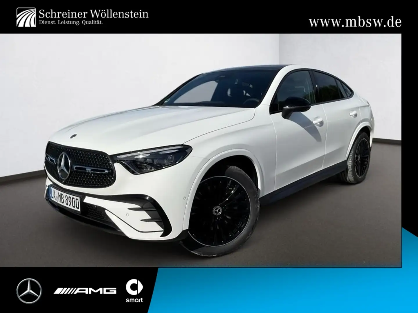 Mercedes-Benz GLC 300 d 4M C AMG*Night*AHK*Pano*Dig-Light*360° Blanc - 1