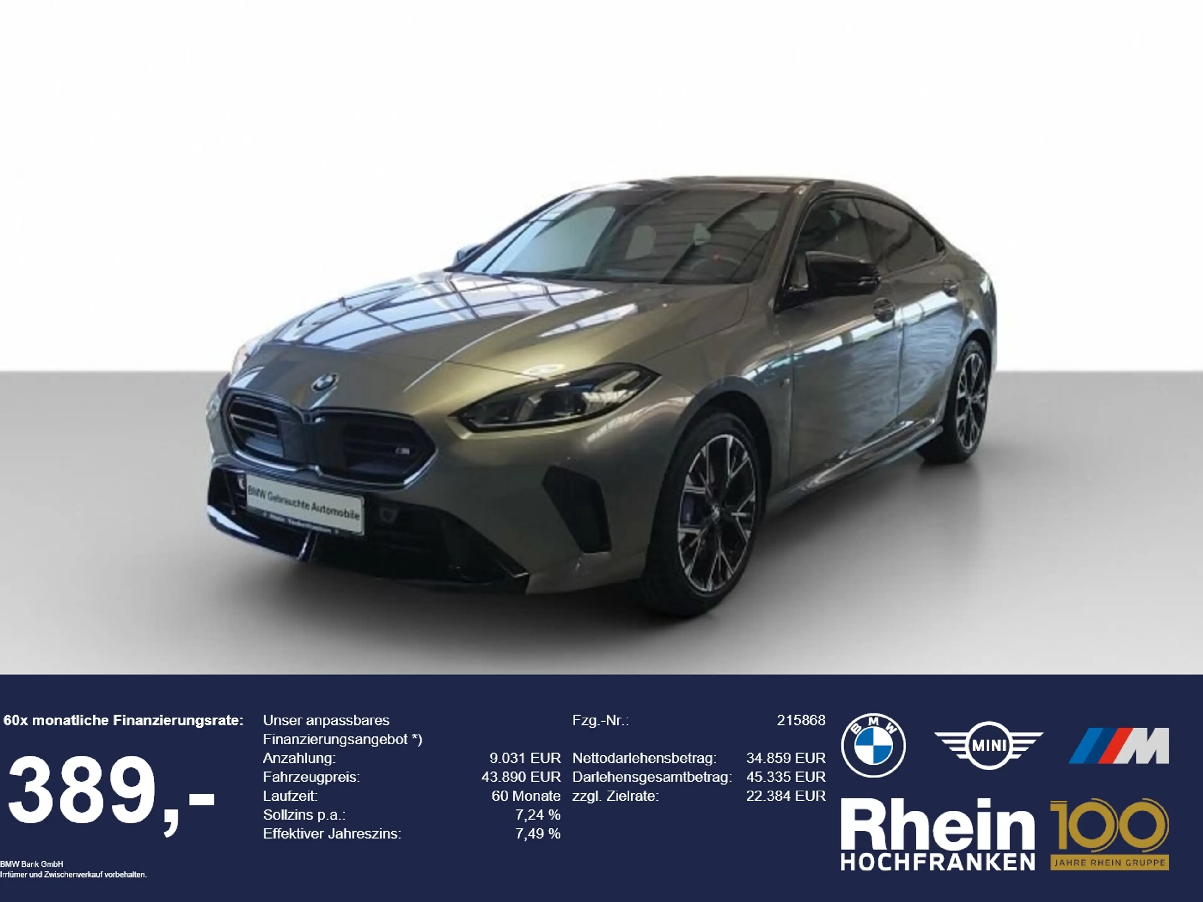 BMW 235 M xDrive Gran Coupé HUD LHZ 360 AHK H/K LED