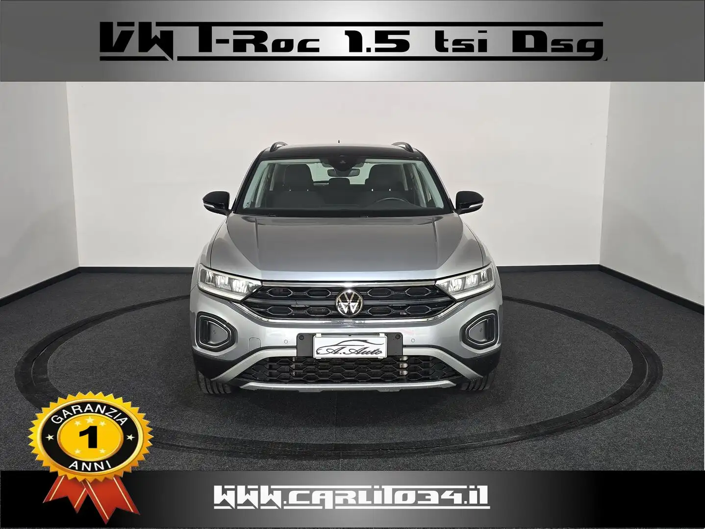 Volkswagen T-Roc 1.5 tsi Life dsg Argent - 1