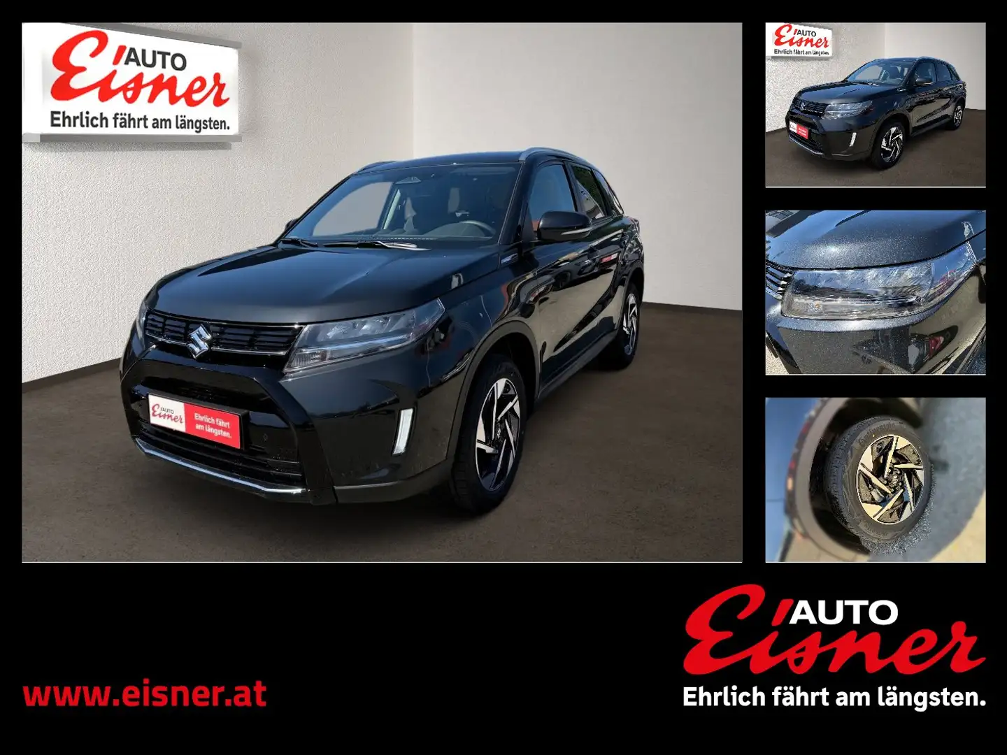 Suzuki Vitara 1.4 GLX HYBRID Flash Facelift Kam. Schwarz - 1