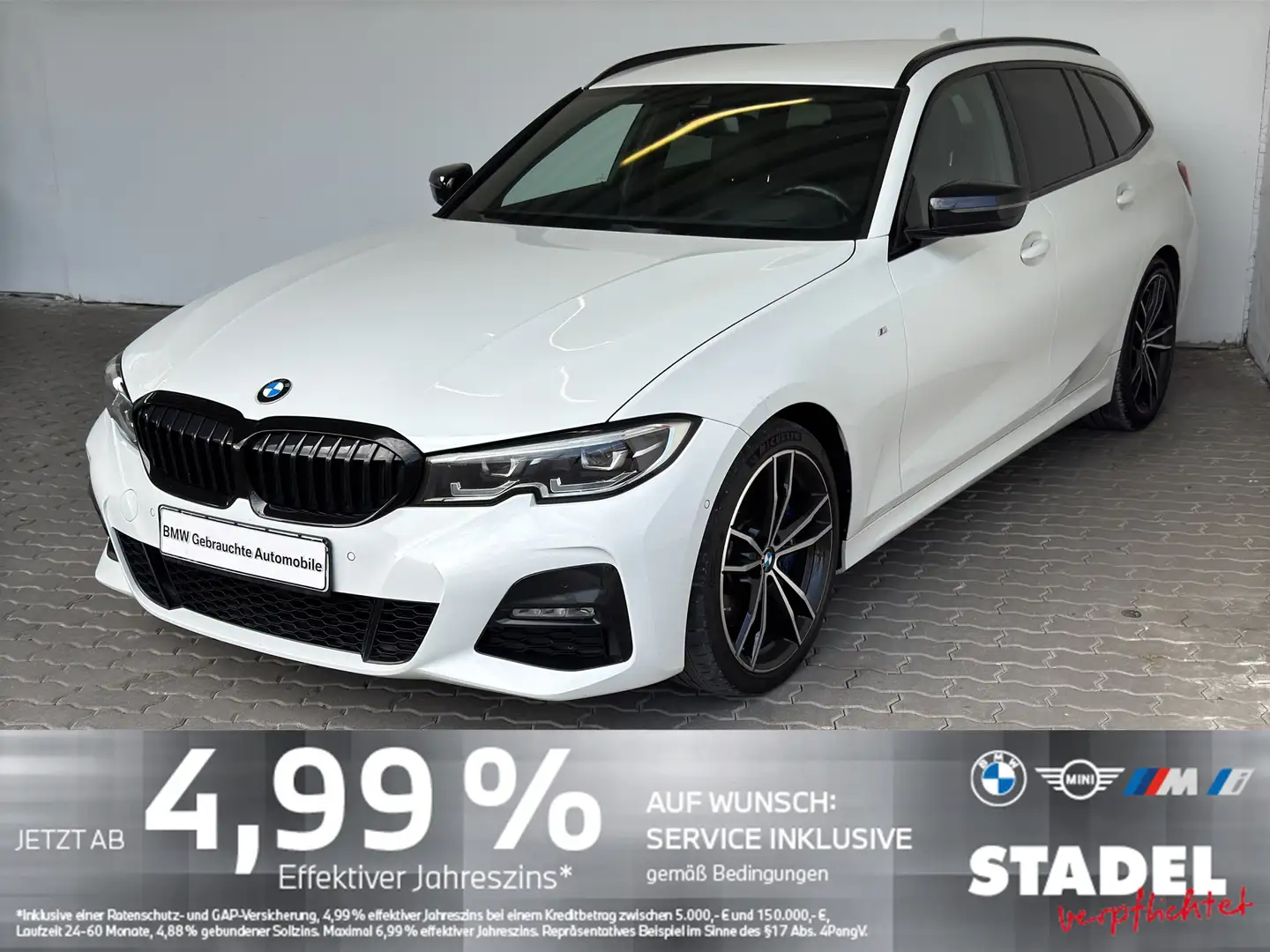 BMW 330 dA xDr Tour. M Sport Navi.LED.Standhz.HuD.RFK Wit - 2