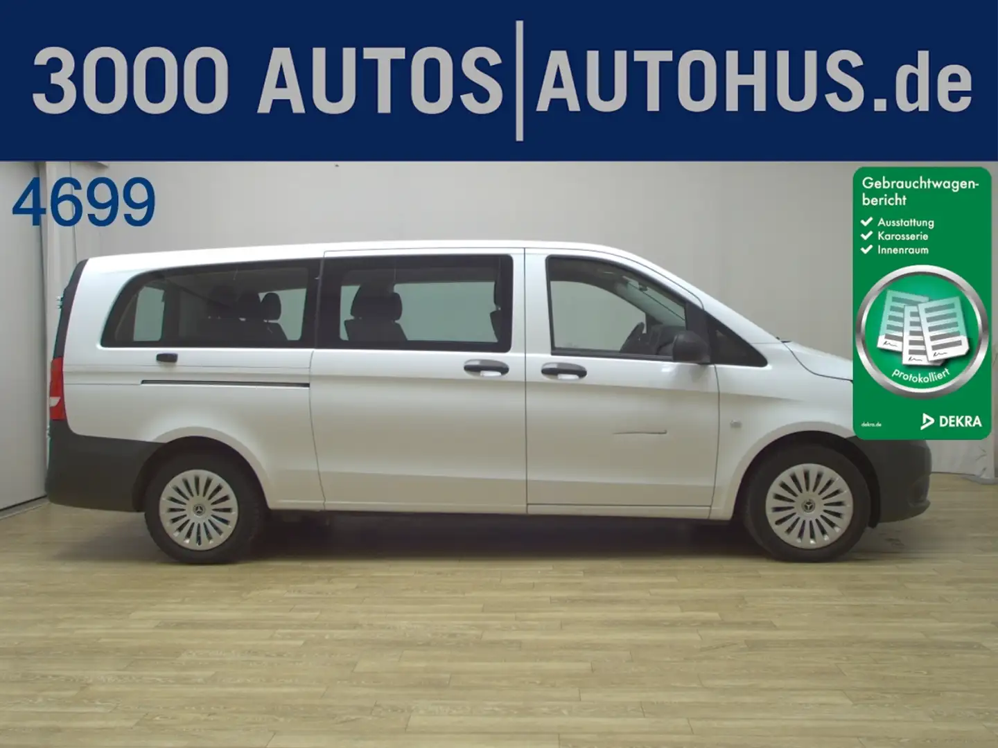 Mercedes-Benz Vito Tourer 114 CDI extralang 8-Sitze Navi PDC Weiß - 1
