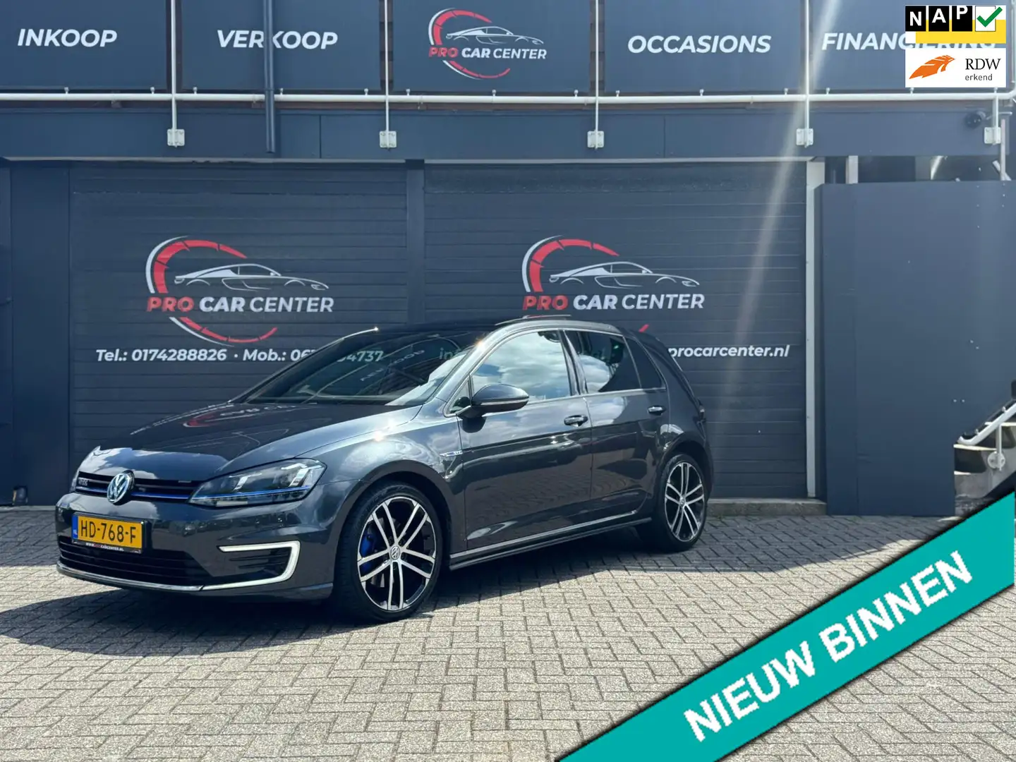 Volkswagen Golf GTE 1.4 TSI AUT|PANO|CRUISE|CLIMATE|V-A PDC|CARPLAY|EL Zwart - 1