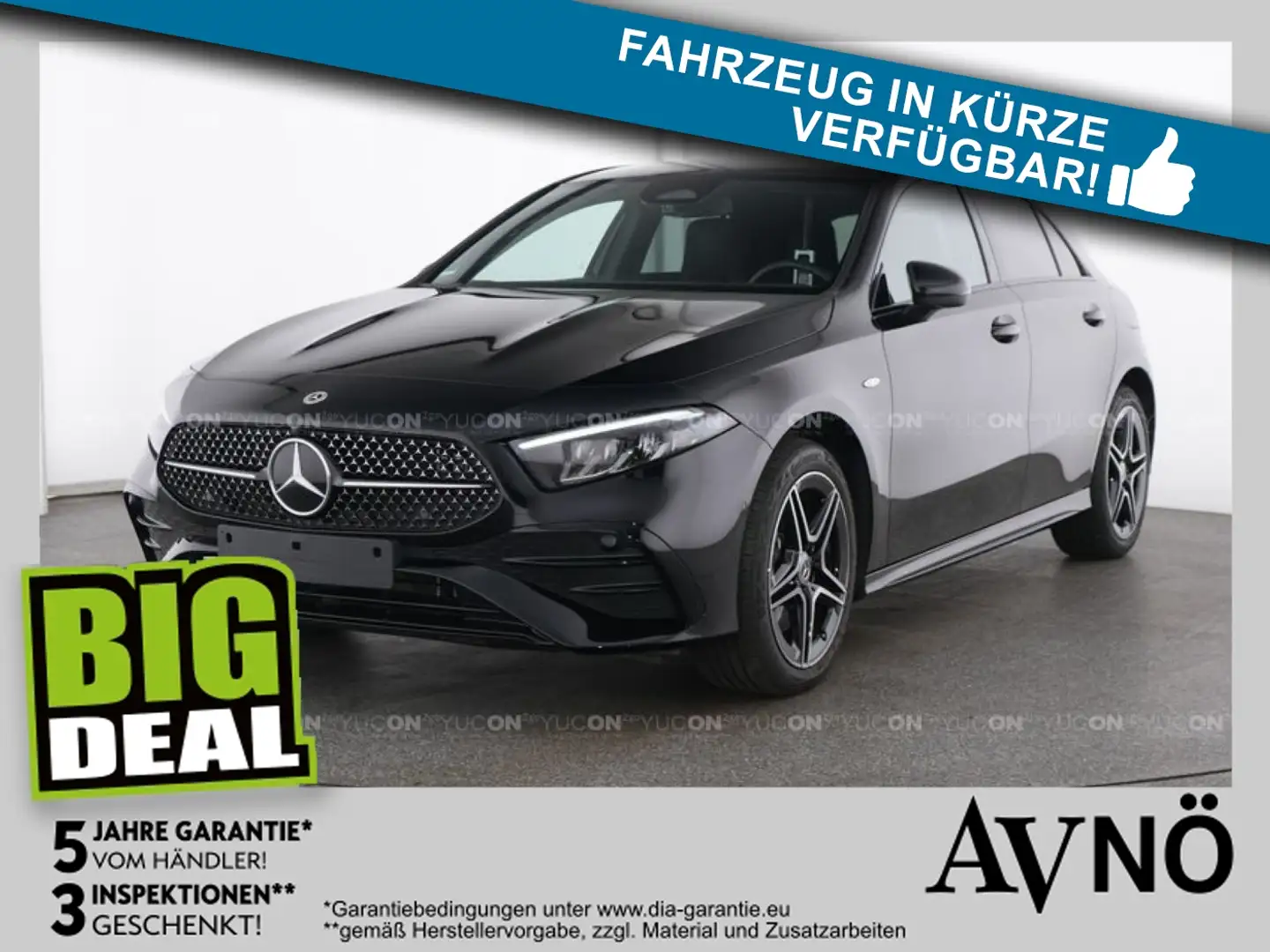Mercedes-Benz A 250 e AMG LINE NIGHT PAKET 18 ZOLL LM Schwarz - 1