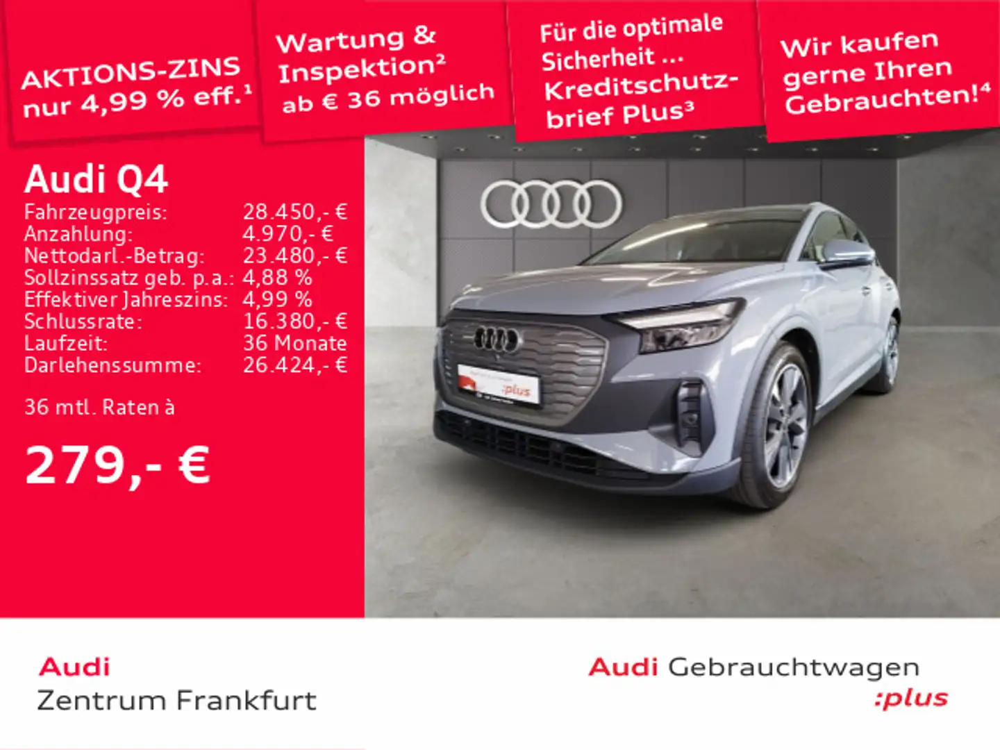 Audi 40 e-tron LED VC DAB siva - 1