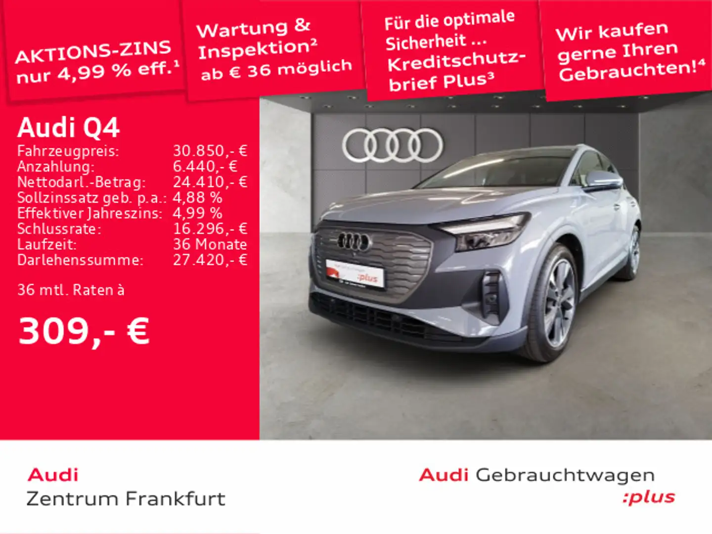 Audi 40 e-tron LED VC DAB Grau - 1
