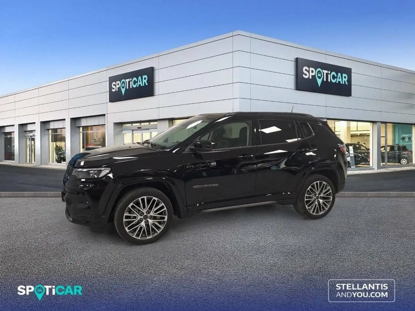 Jeep Compass eHybrid 1.5 MHEV 130HP Dct Summit Negro - 1