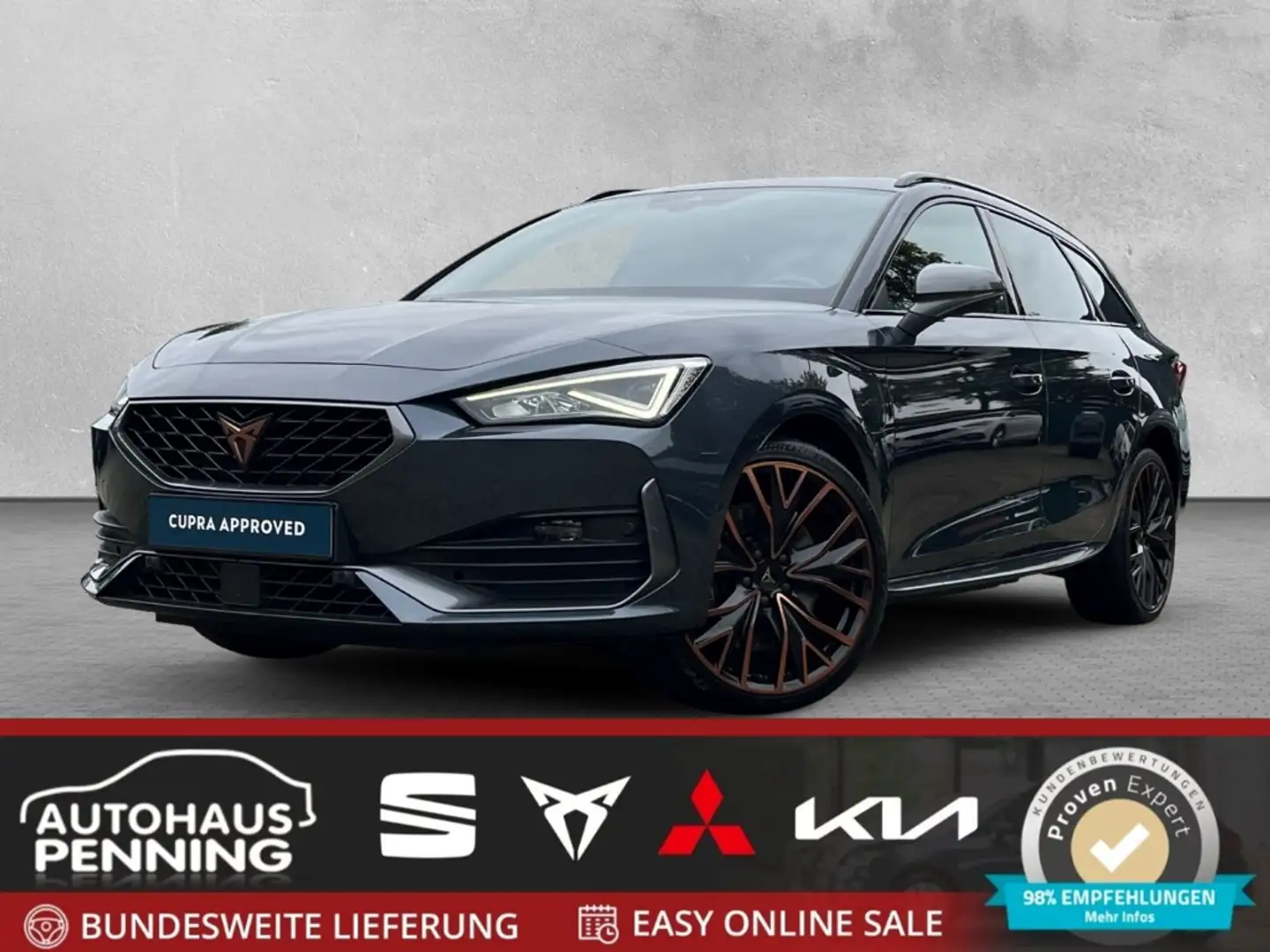 CUPRA Leon Sportstourer 1.4 e-HYBRID FULL LINK KLIMA BT NAVI Grau - 1