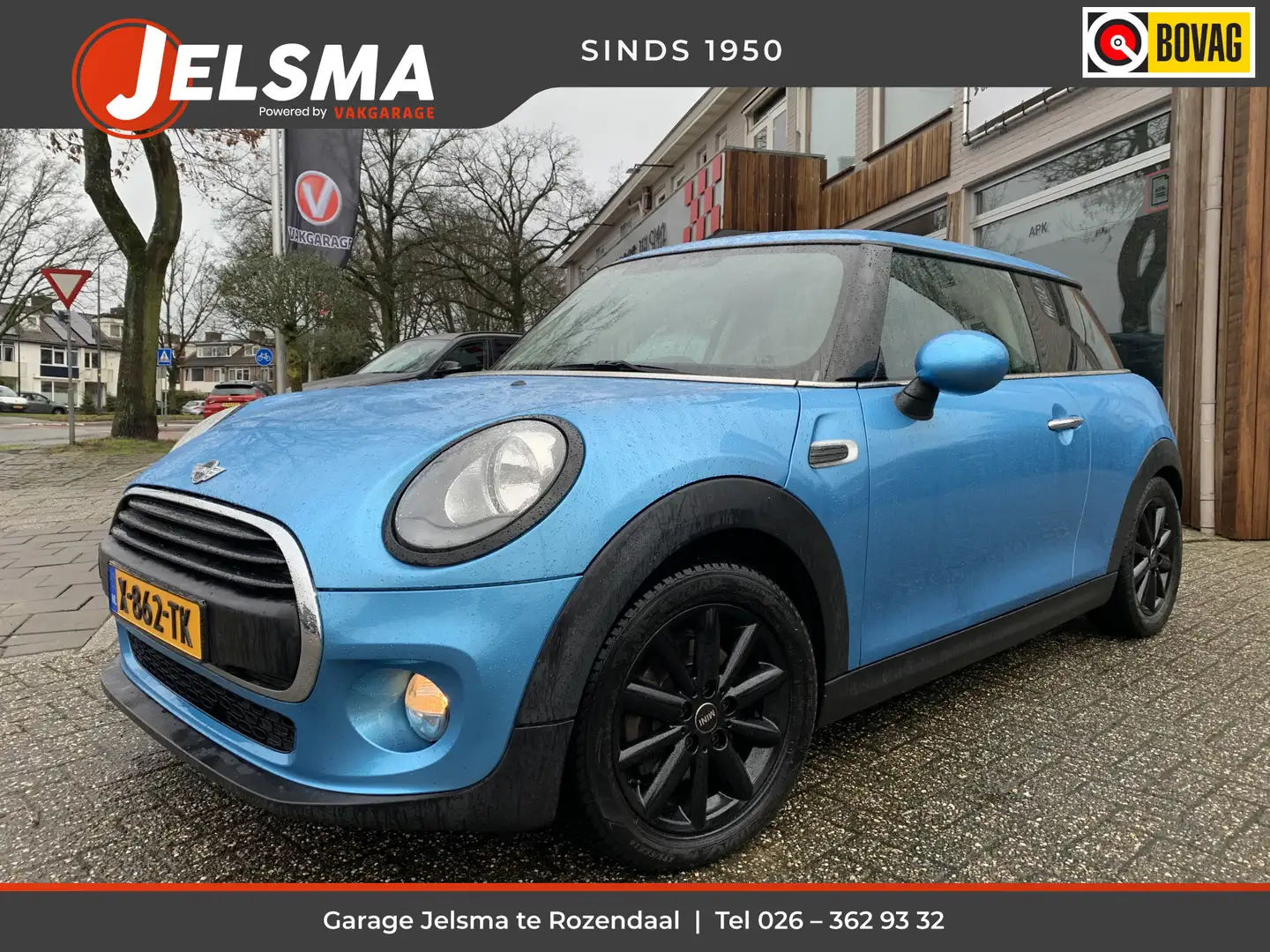 MINI One Mini 1.2 3d Business Black line | Navi | Airco Blauw - 1