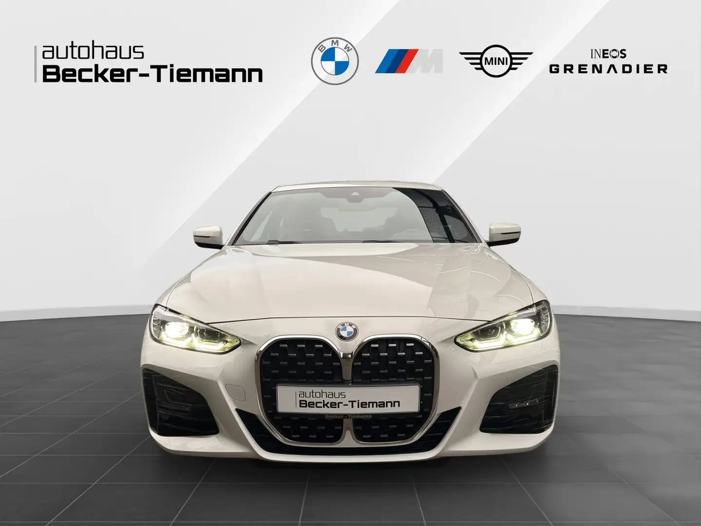 BMW 420 d xDrive Coupé MSport AHK | PDC | DAB | LED | Live Weiß - 2