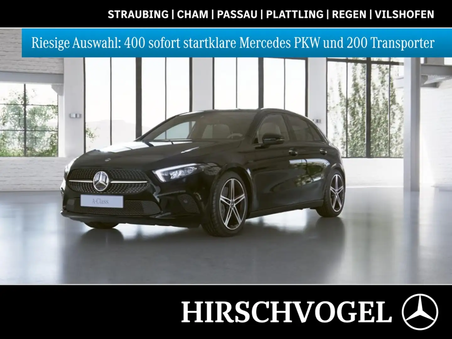 Mercedes-Benz A 250 e Progressive+Night+AHK+MBUX+Navi-Plus+LED Schwarz - 1