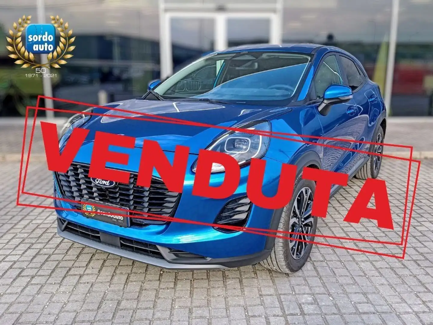 Ford Puma 1.0 EcoBoost Hybrid Titanium Bleu - 1