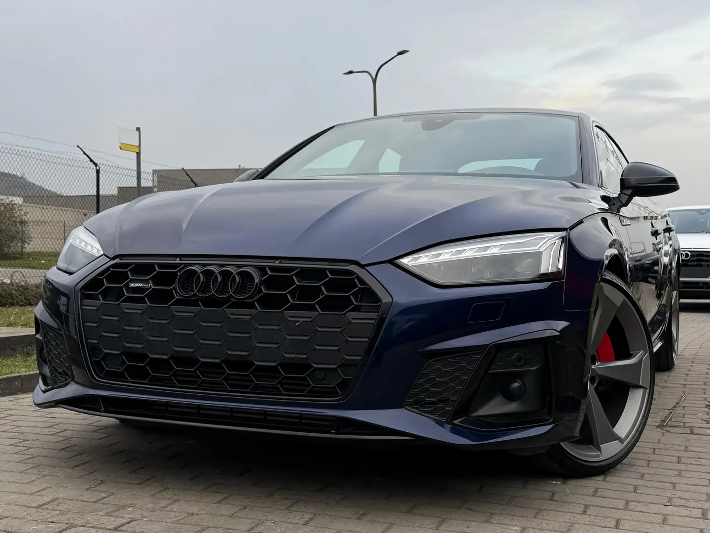 Audi A5 Sportback 45 TFSI Quattro S Line S Tonic 265 CH Bleu - 1