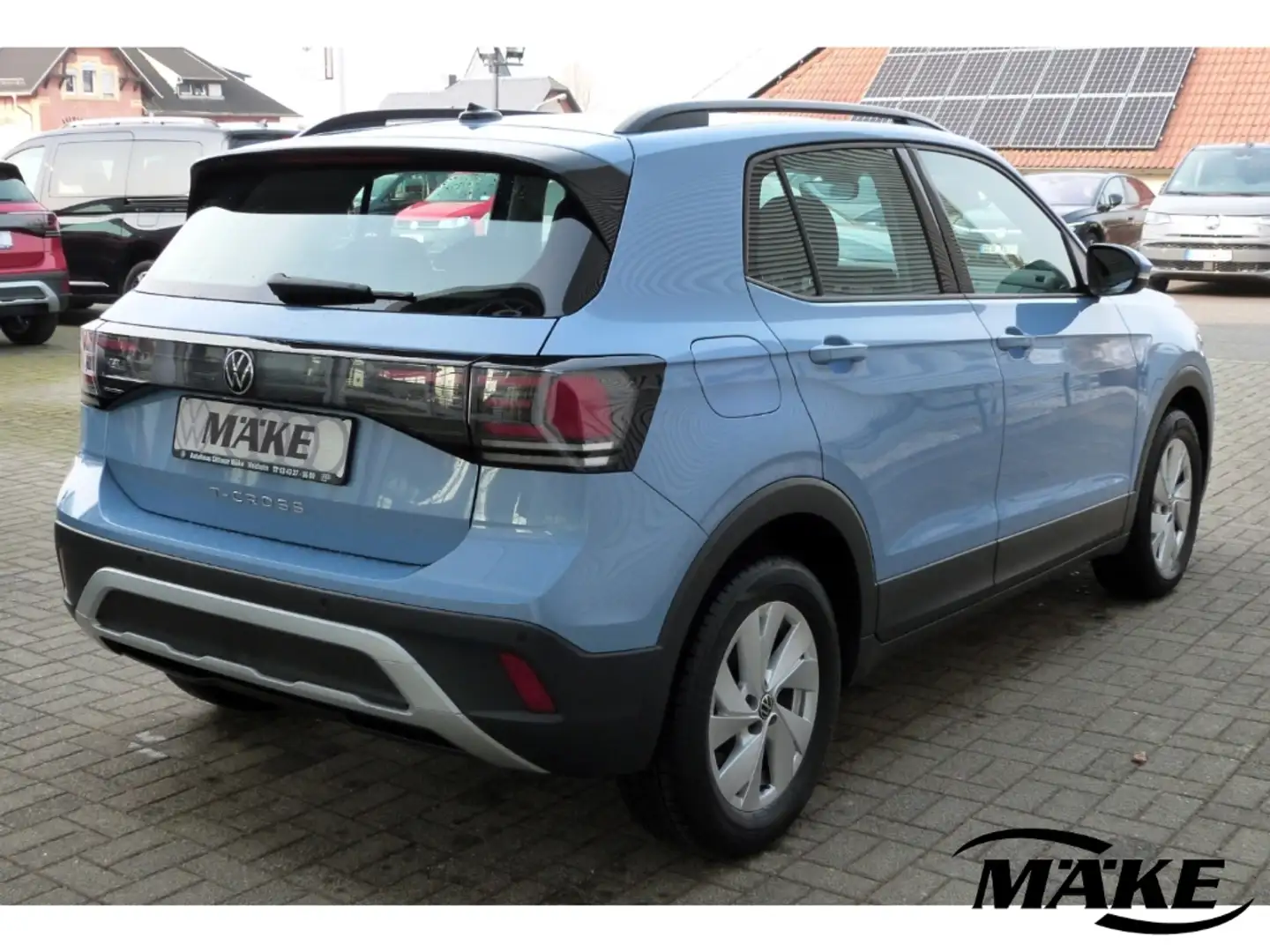 Volkswagen T-Cross 1.5 TSI DSG, Life, ACC, AHK, LED, DAB+, Blauw - 2
