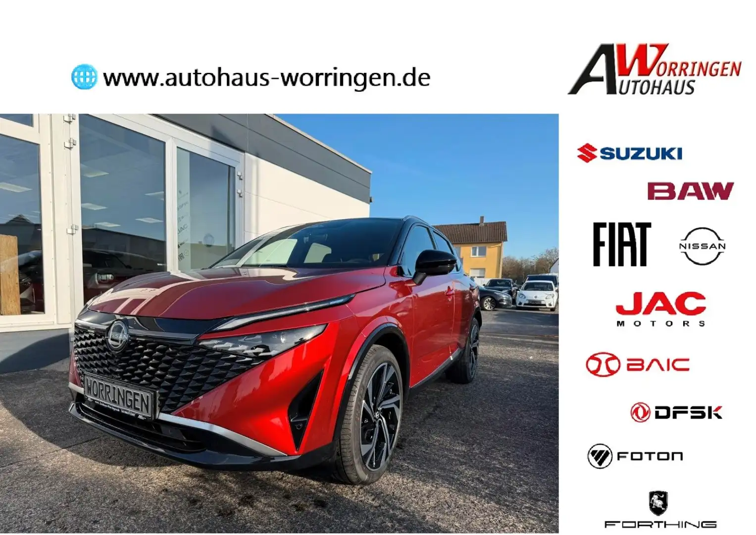 Nissan Qashqai DIG-T 1.3 MHEV Tekna+ X-Tronic*360°* Rot - 1