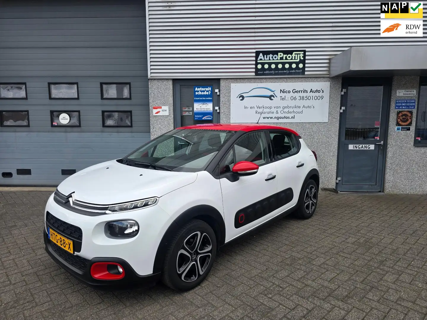 Citroen C3 1.2 PureTech S&S Feel Edition Top Staat!!! Wit - 1