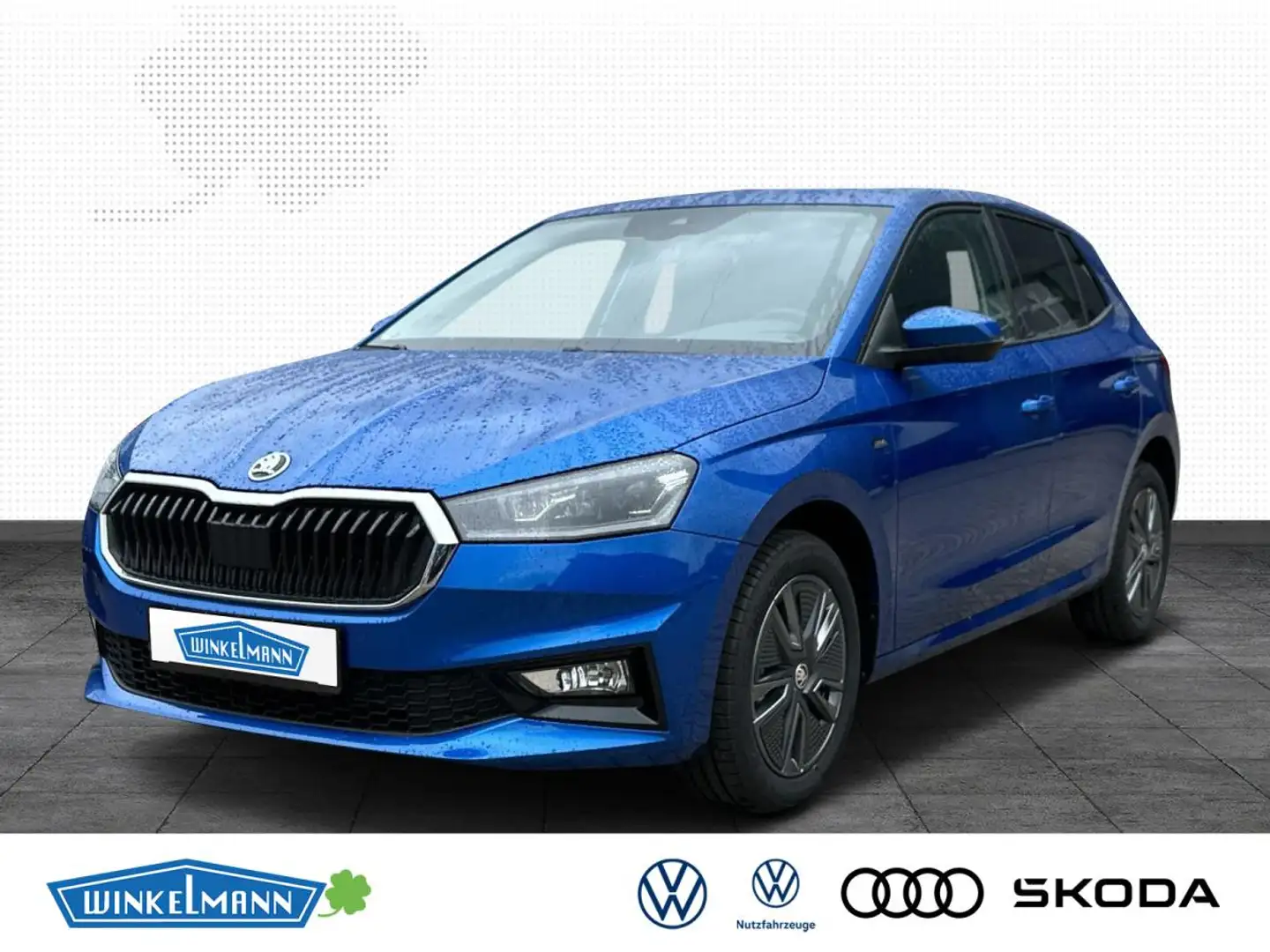 Skoda Fabia Selection 1.0 MPI LED Klima beh. Lenkrad Blau - 1