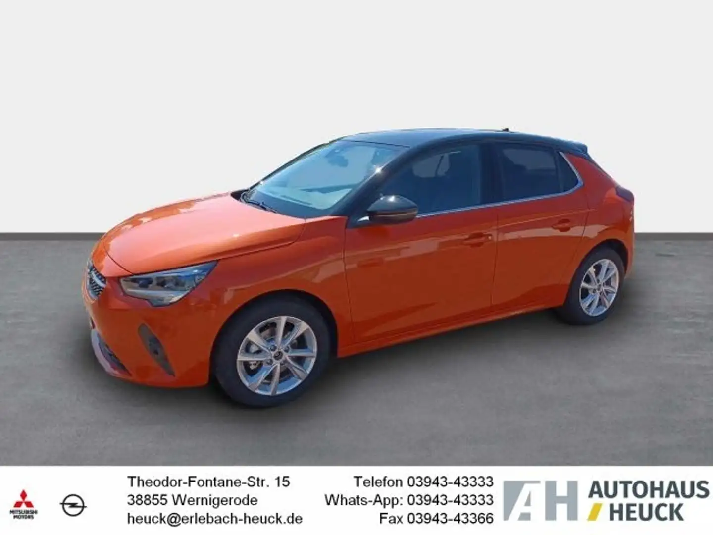 Opel Corsa 1.2 Elegance LED Apple CarPlay Android Auto DAB SH Naranja - 1