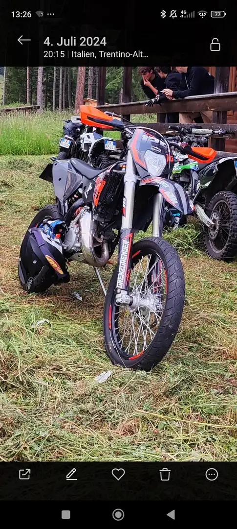 KTM 125 EXC Černá - 2