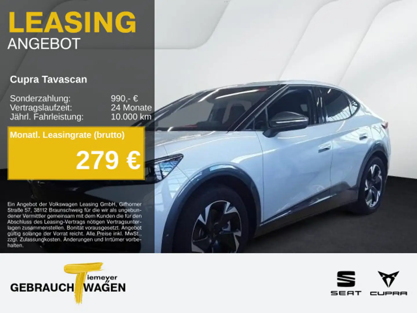 CUPRA Tavascan LM19 SIDE-ASSIST SUPERSPORT WÄRMEPUMPE Weiß - 1