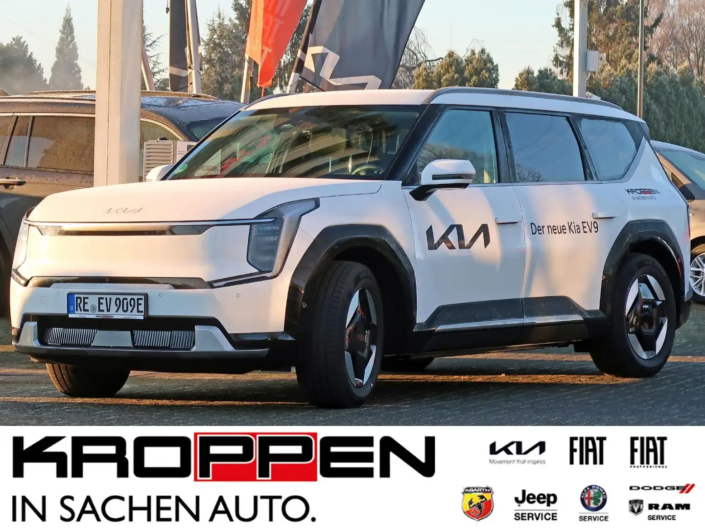 Kia EV9 4WD Drive-Wise & Comfort-Paket Blanc - 1