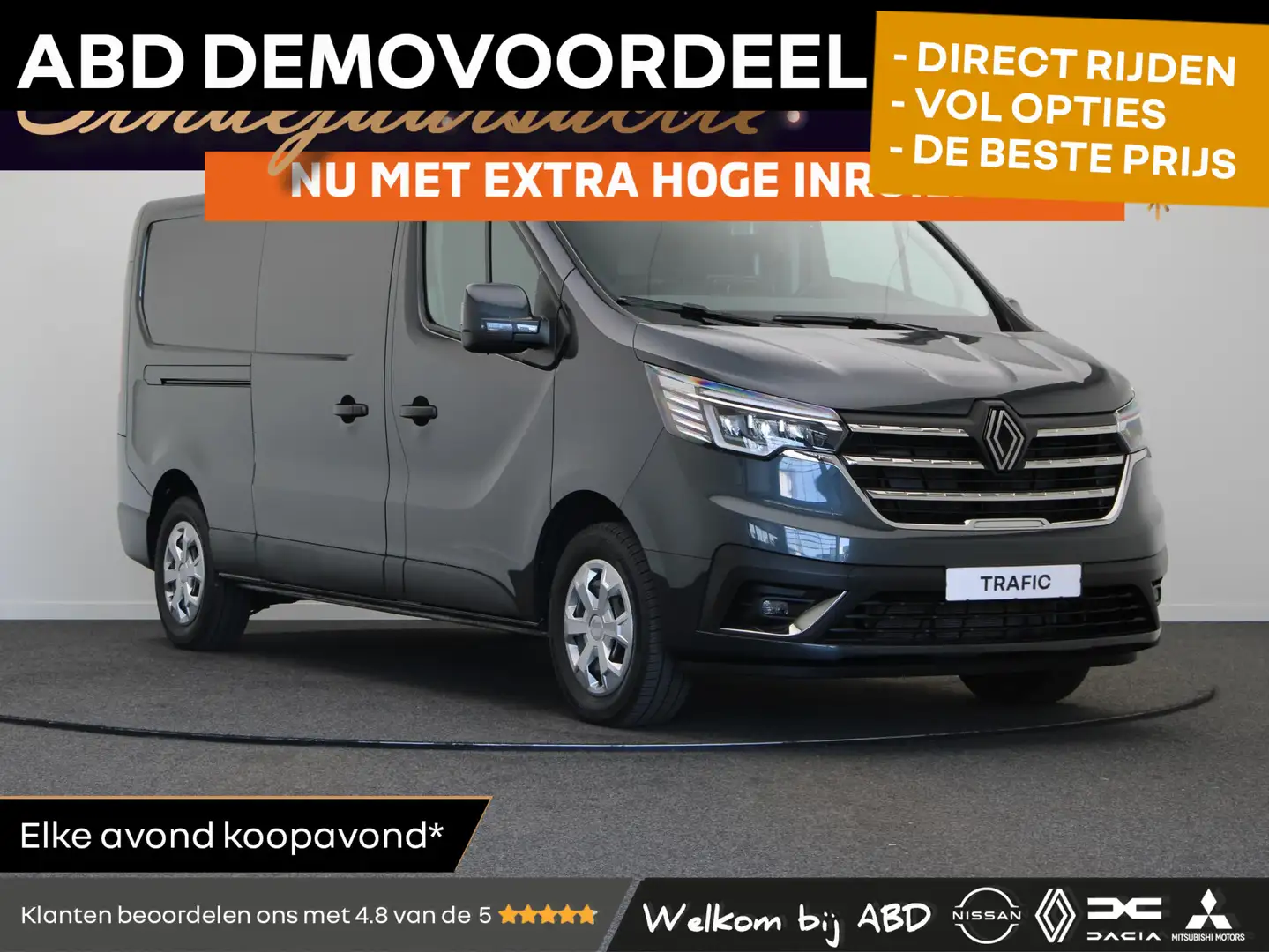 Renault Trafic 2.0 dCi 130pk T30 L2H1 Advance | Achteruitrijcamer Grijs - 1