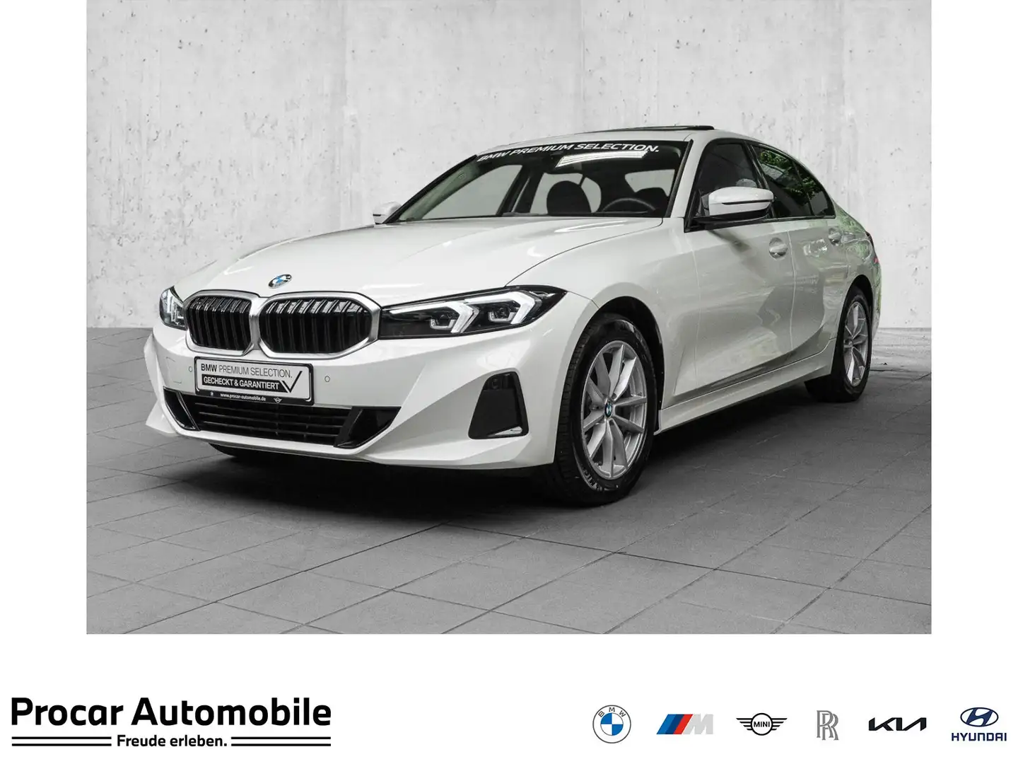BMW 318 i GLASDACH+DRIIVASS+PDC+SHADOWLINE Weiß - 1