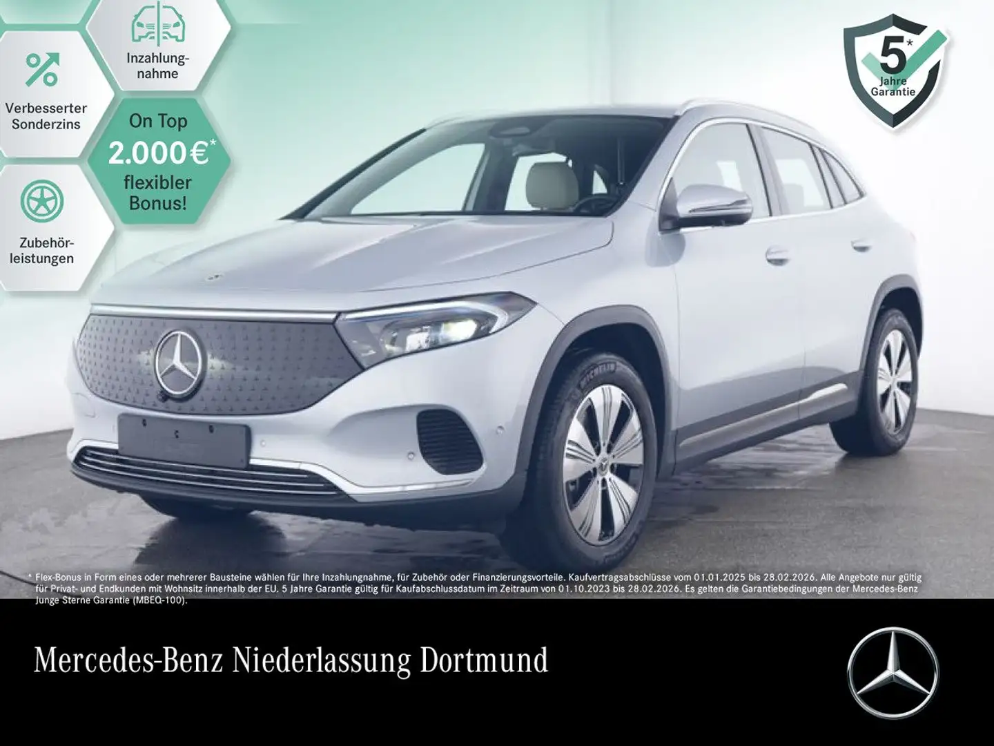Mercedes-Benz EQA 350 EQA 300 4M PROG+ADVANCED+360+SPUR Ezüst - 1