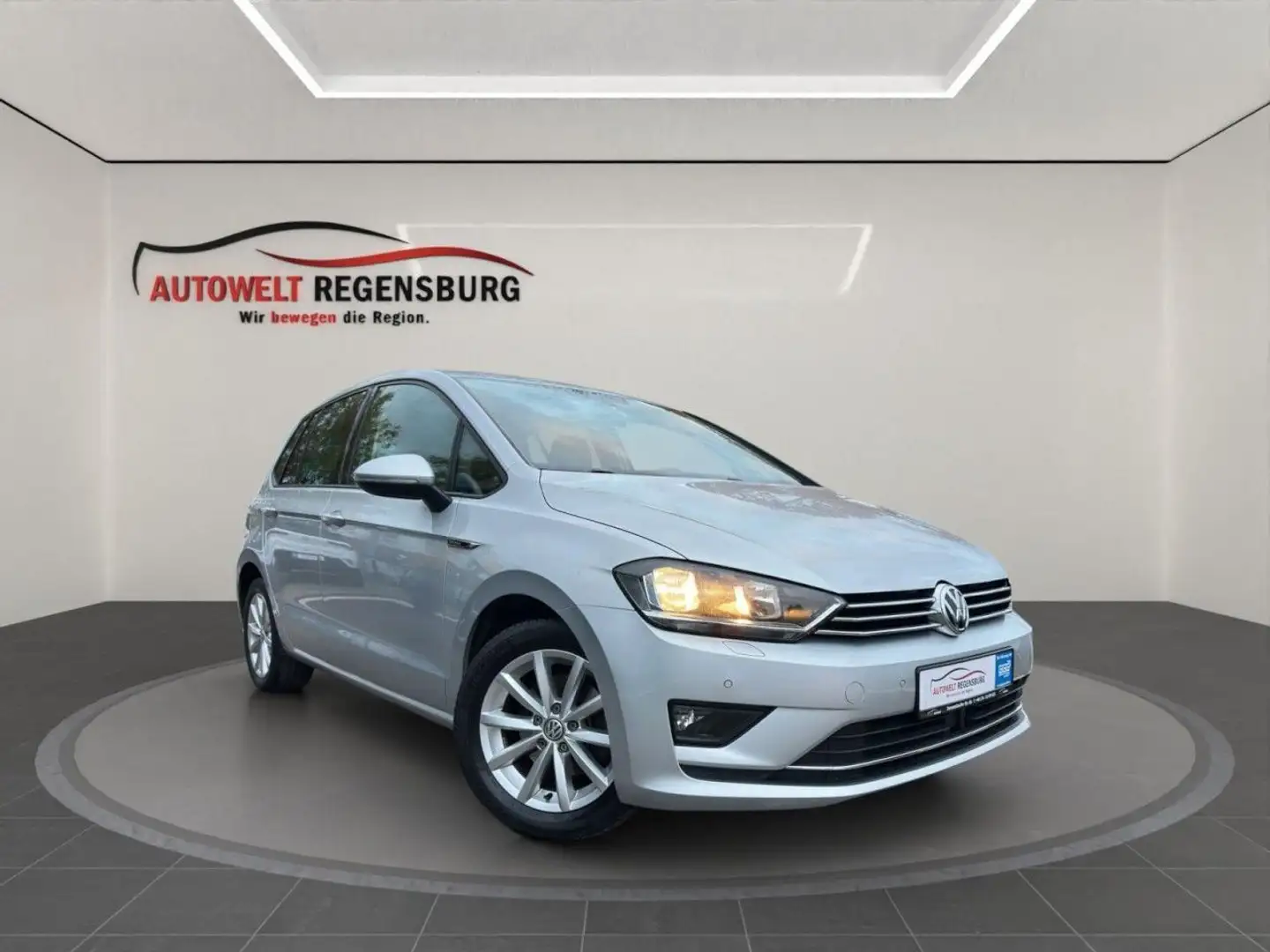 Volkswagen Golf Sportsvan VII 2.0 TDI SHZ PDC NAV TEMP BLUE Argent - 1